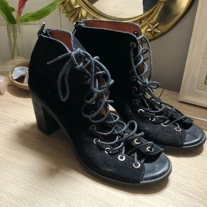 Jeffrey Campbell Suede Cors Heels